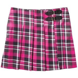 Lady Hagen Paris Collection Buckle Yarn Dyed Skort